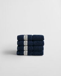 4er-pack premium-handtücher 30x30 cm – marineblau