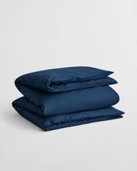 satin-doppelbettdecke - marine