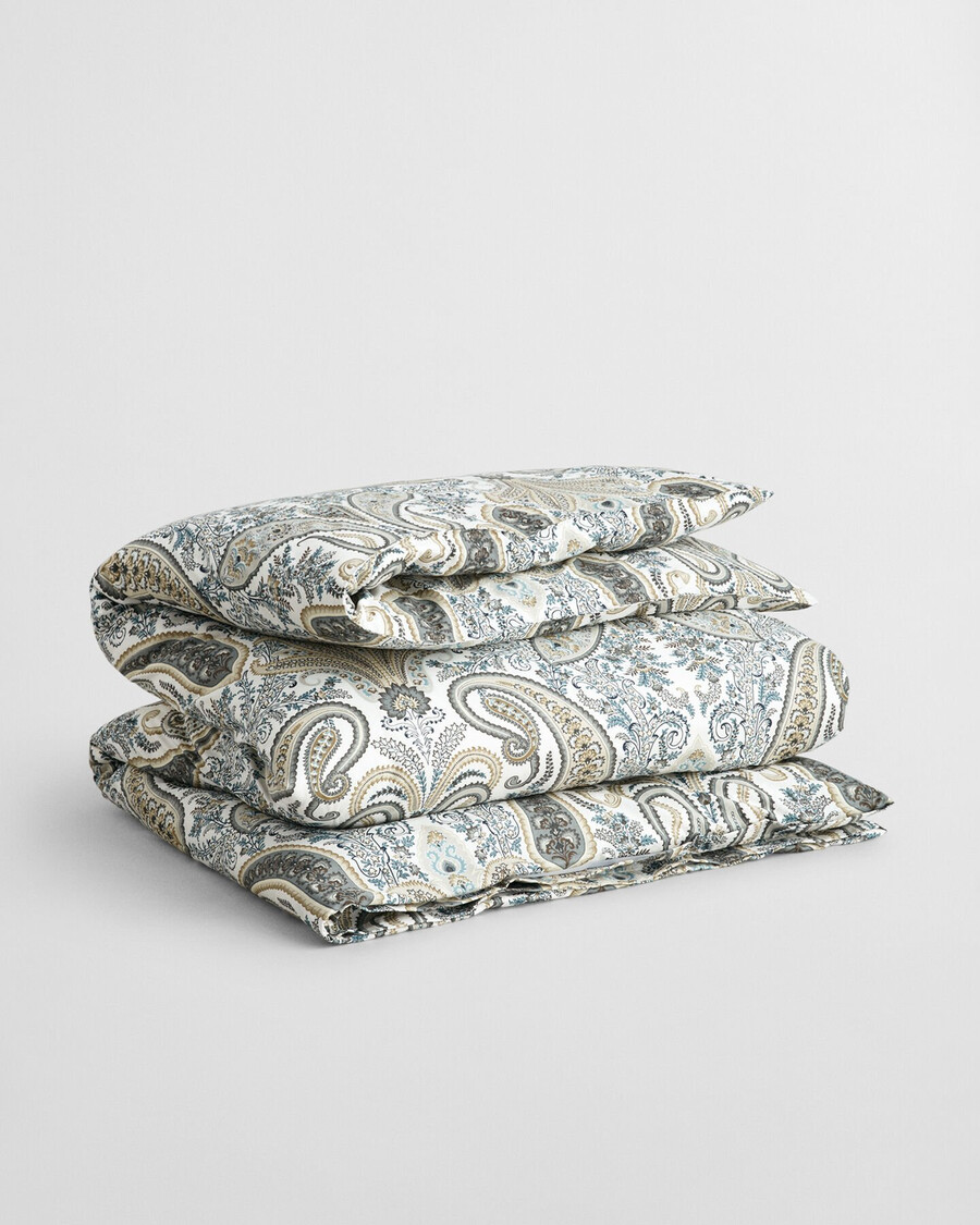key west paisley doppelbettdecke – dunkelbraun