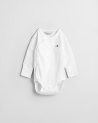 baby shield langarmbody – weiß