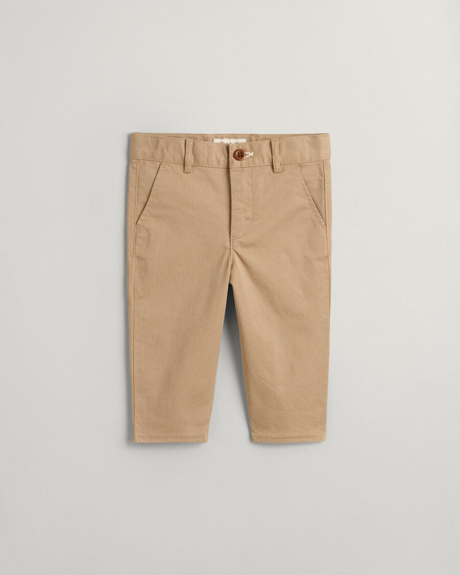 baby chinos – dunkelkhaki