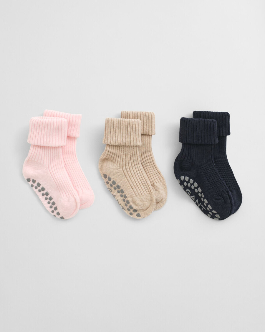 3er-pack babysocken – lachs