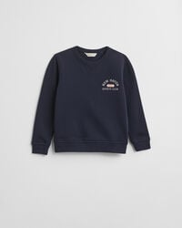 kinder-sweatshirt mit nh-grafik und rundhalsausschnitt – abendblau