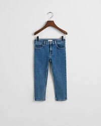 kinder-jeans schmal geschnitten – mittelblau