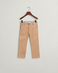 kinder-chinos in regulärer passform – dunkelkhaki
