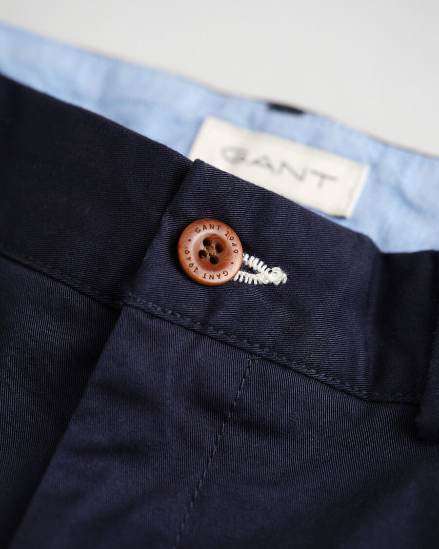 kinder-chinos in regulärer passform – marineblau