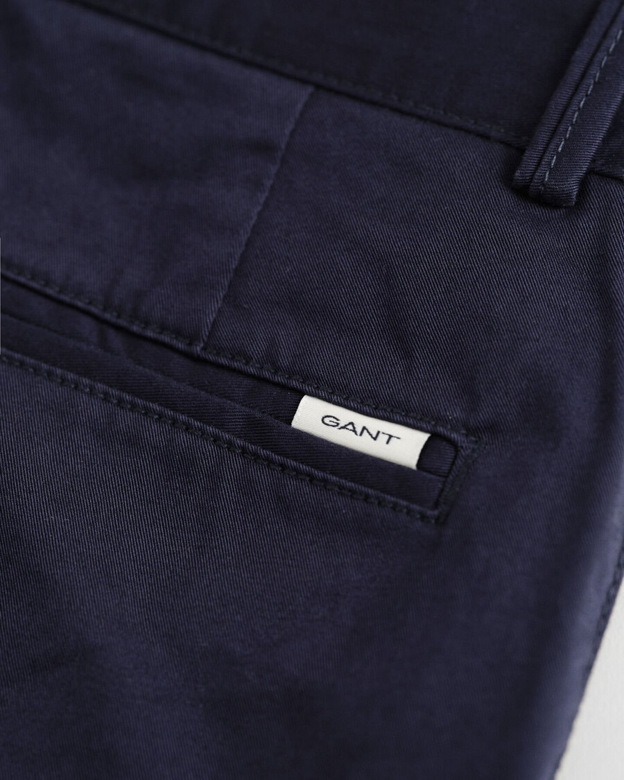 kinder-chinos in regulärer passform – marineblau