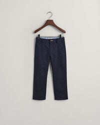 kinder-chinos in regulärer passform – marineblau