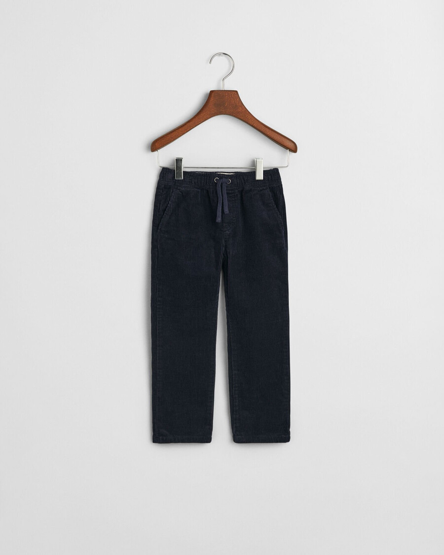 cordhose für kinder zum hineinschlüpfen – abendblau