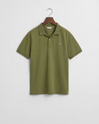 teens shield piqué-poloshirt – olivgrün