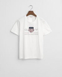 teens archive shield t-shirt – weiß