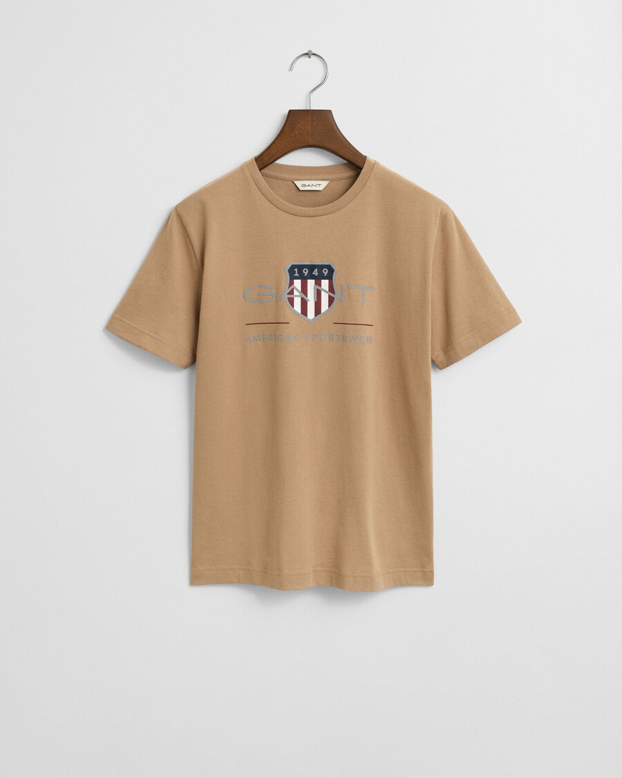 teens archive shield t-shirt – dunkelkhaki