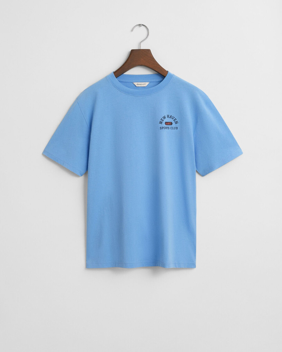 grafik-t-shirt für teenager – traumblau