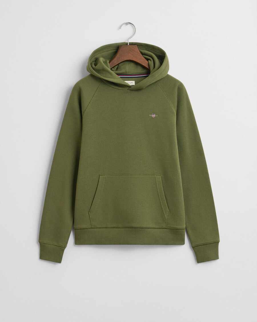 teens shield hoodie – olivgrün