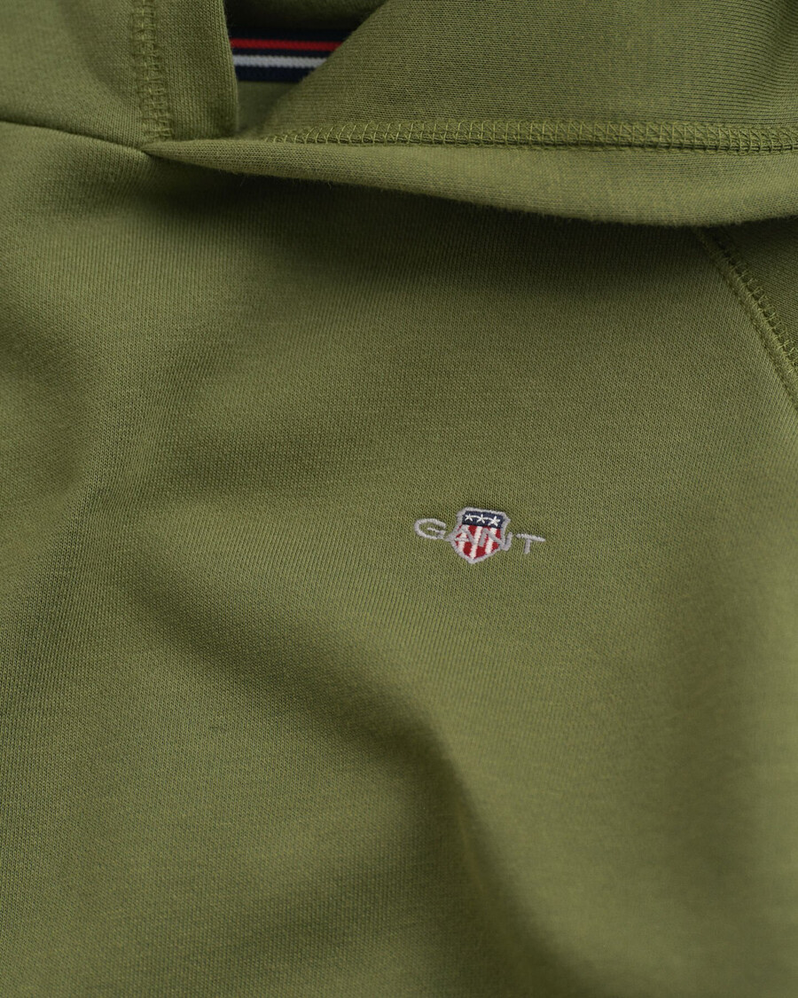 teens shield hoodie – olivgrün