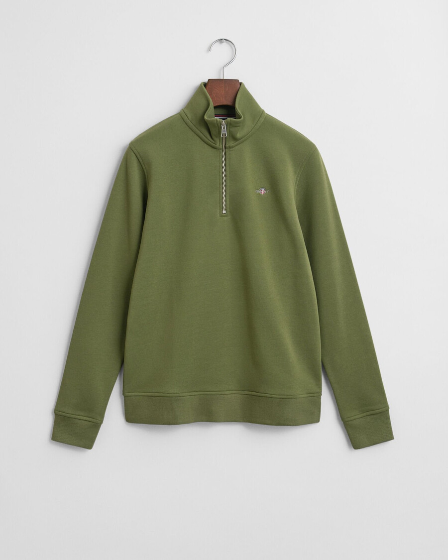 teens shield halfzip sweatshirt – olivgrün
