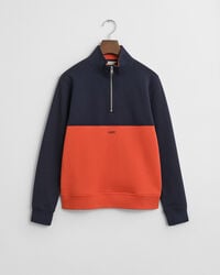 teens blocked halfzip sweatshirt - abendblau