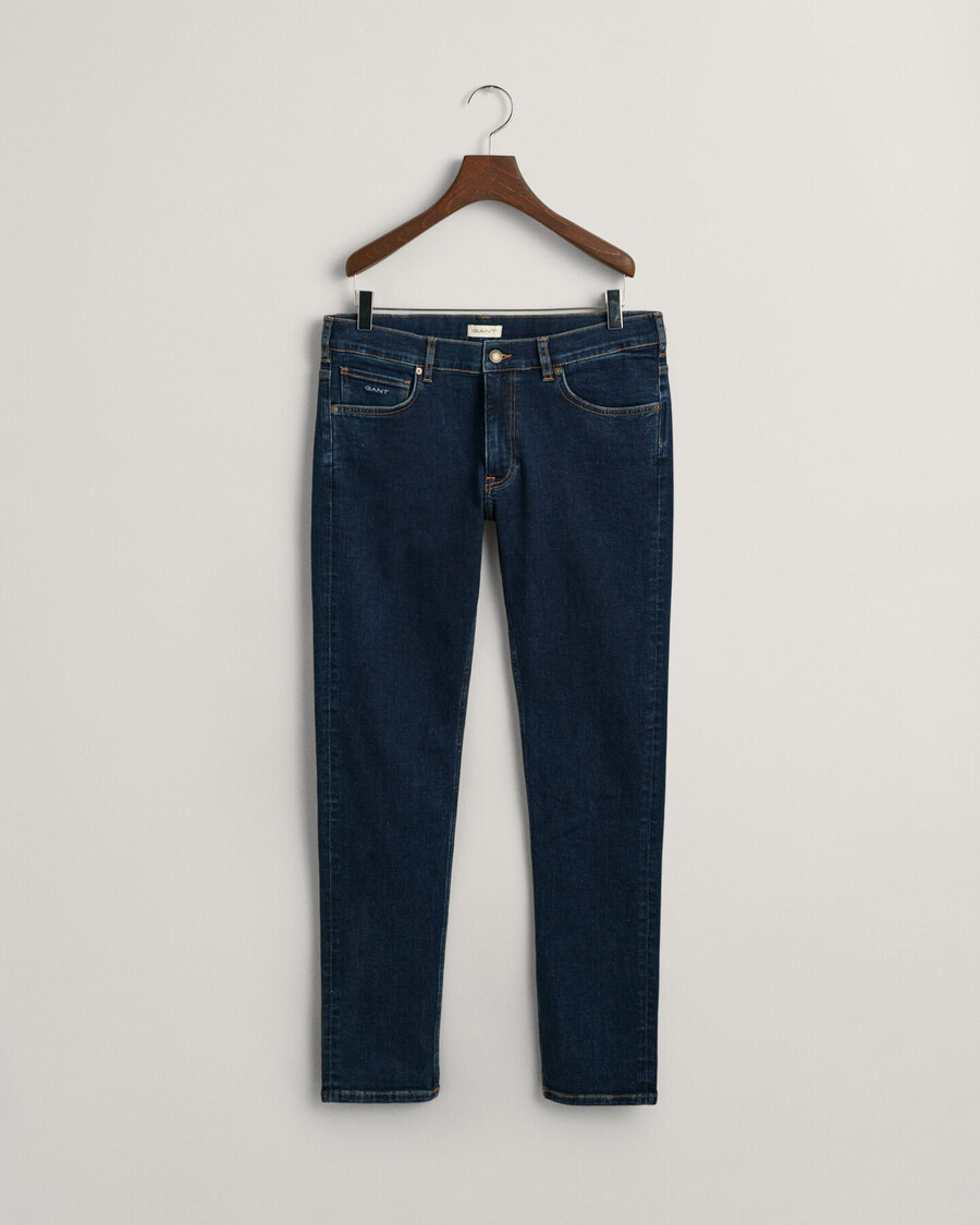 slim-fit-jeans für jungen teenager – dunkelblau