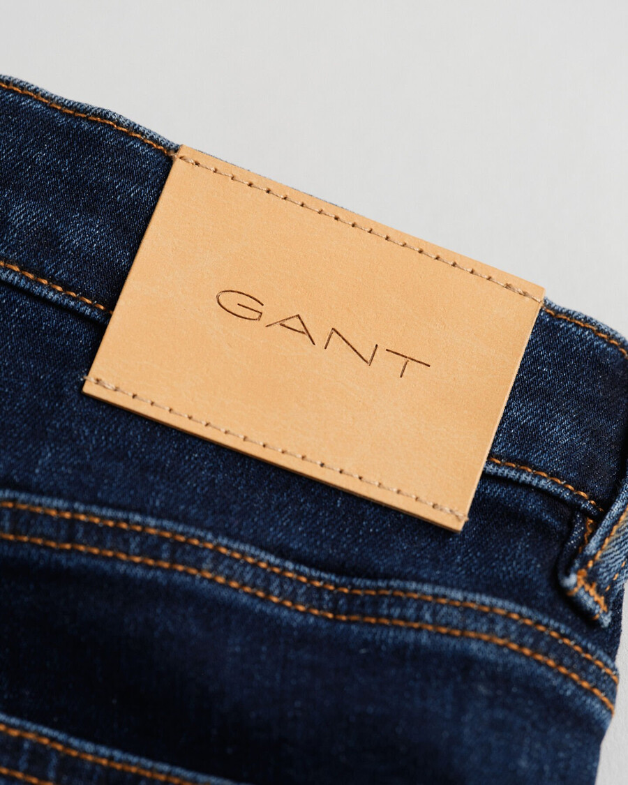 slim-fit-jeans für jungen teenager – dunkelblau