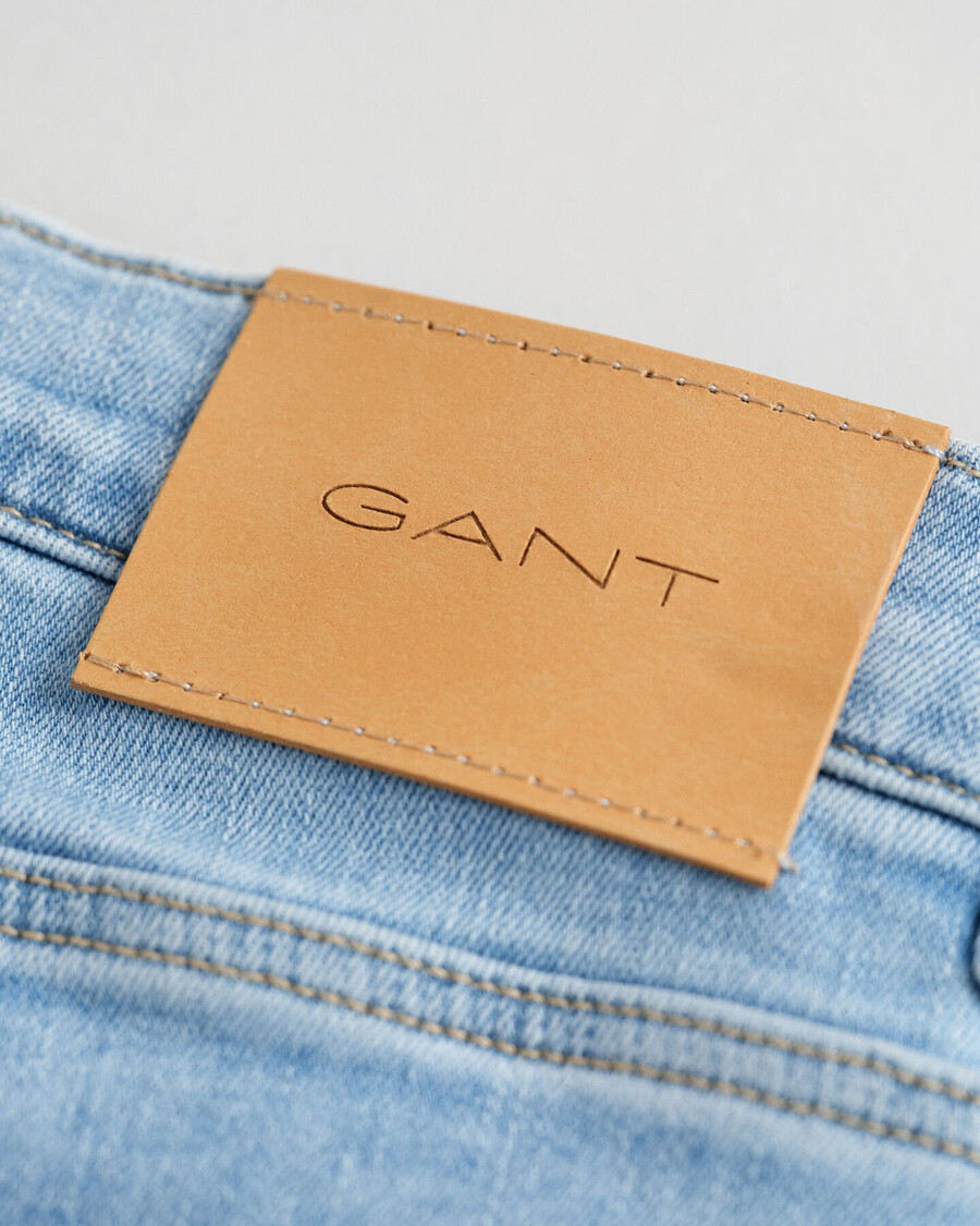 slim-fit-jeans für jungen teenager – hellblau