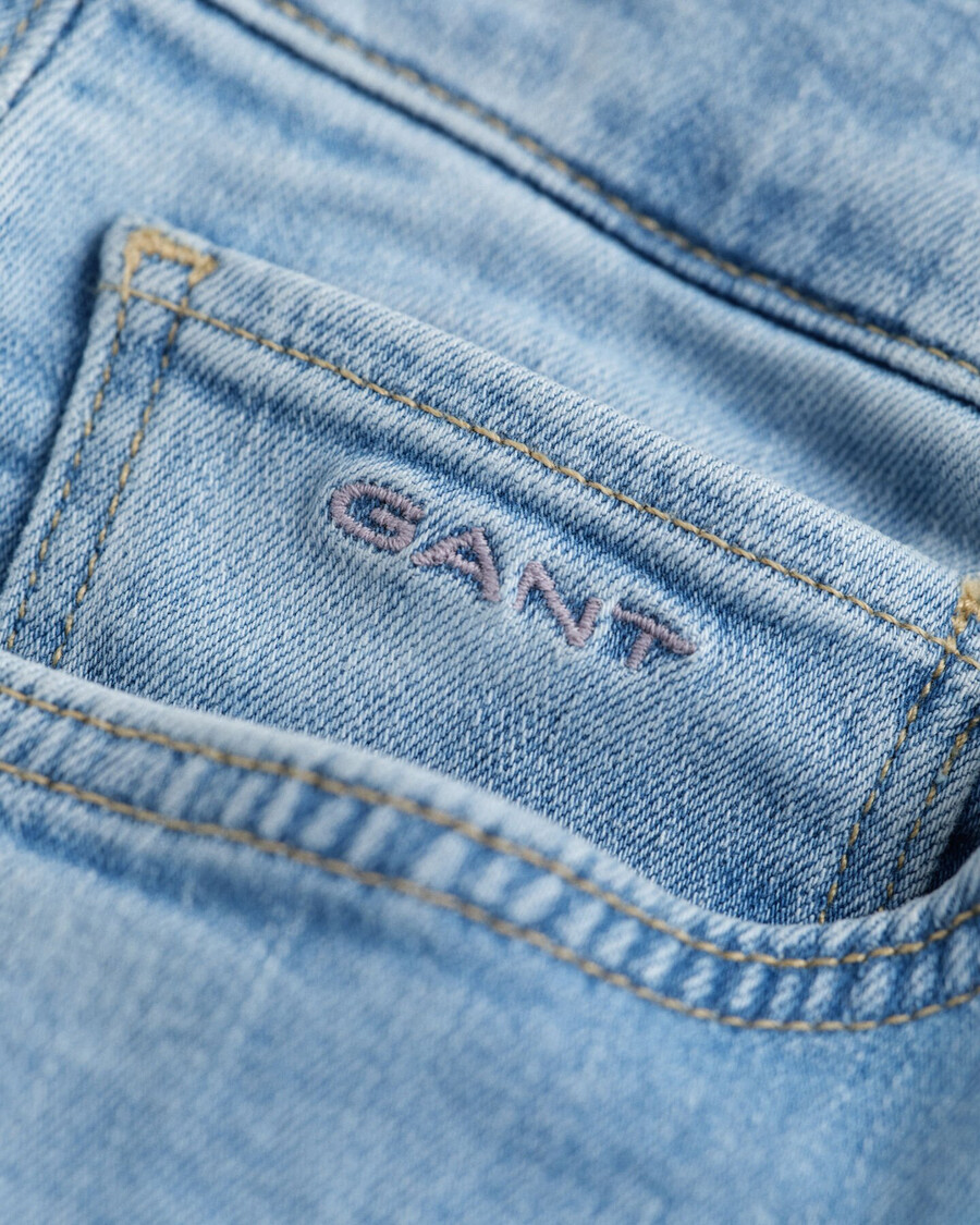 slim-fit-jeans für jungen teenager – hellblau