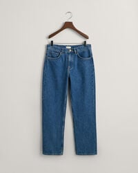 relaxed fit jeans für teenager-jungen – hellblau