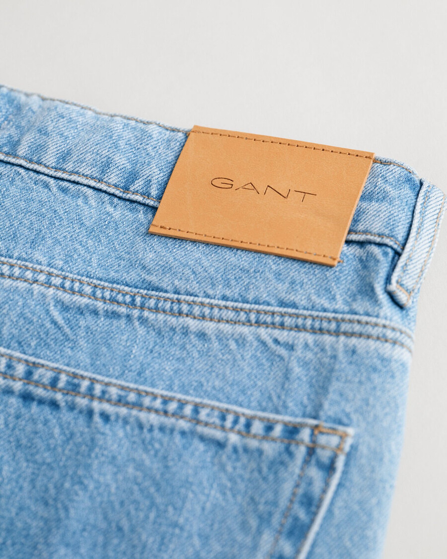 relaxed fit jeans für teenager-jungen – hellblau