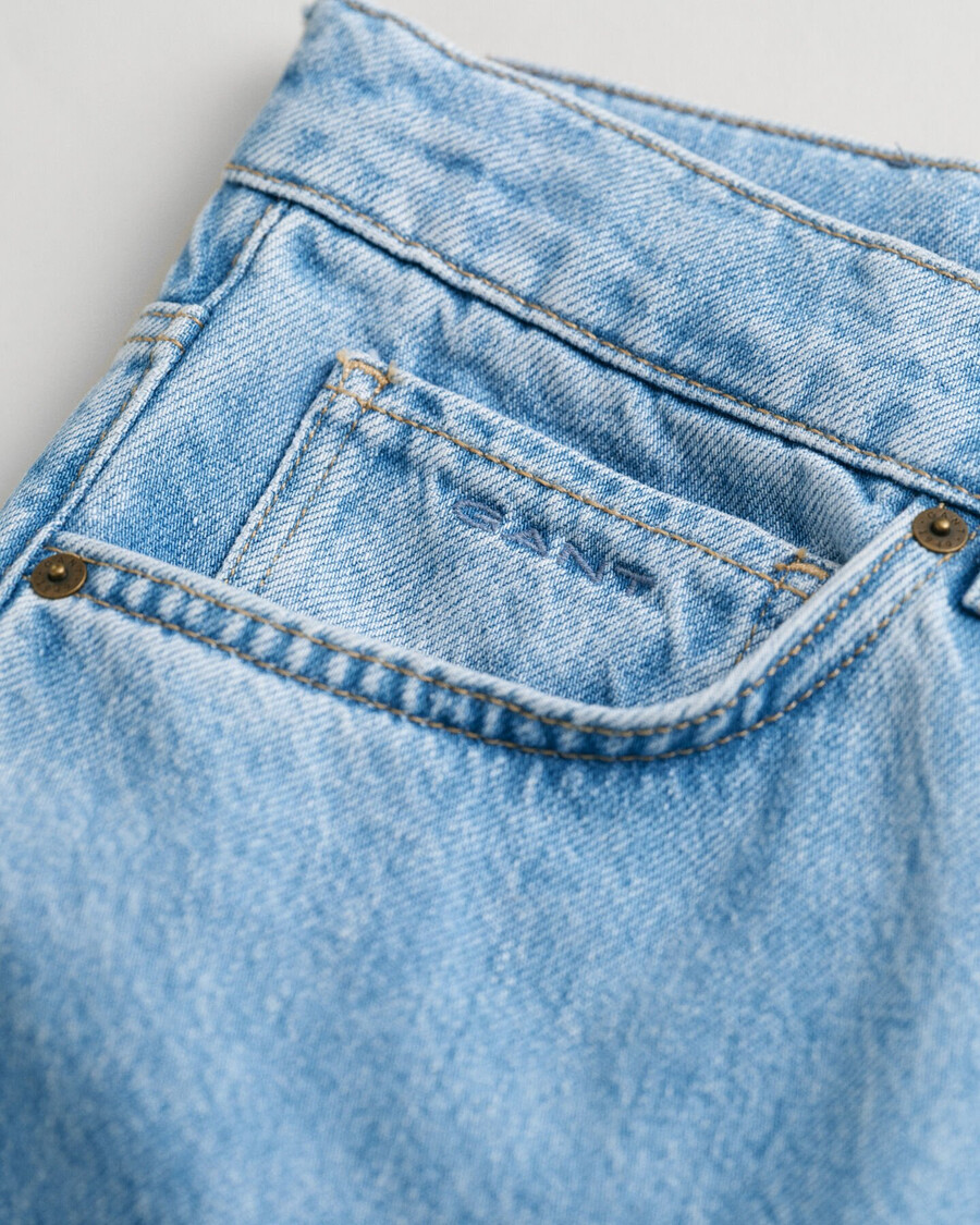 relaxed fit jeans für teenager-jungen – hellblau