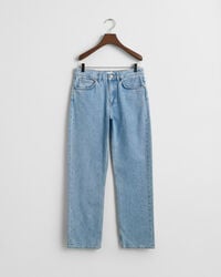 relaxed fit jeans für teenager-jungen – hellblau