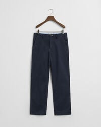 chinos für teenager-jungen mit entspannter passform – marineblau