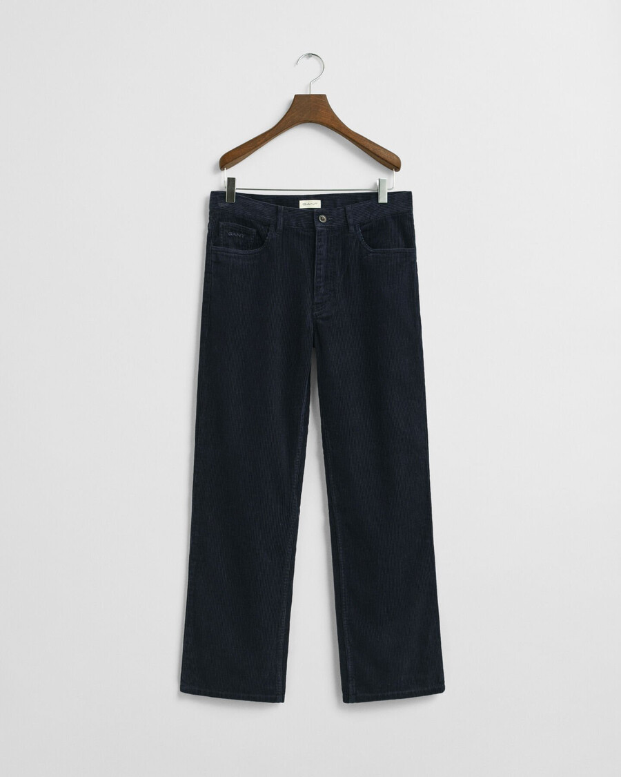 cordhose für teenager-jungen mit 5 taschen – abendblau