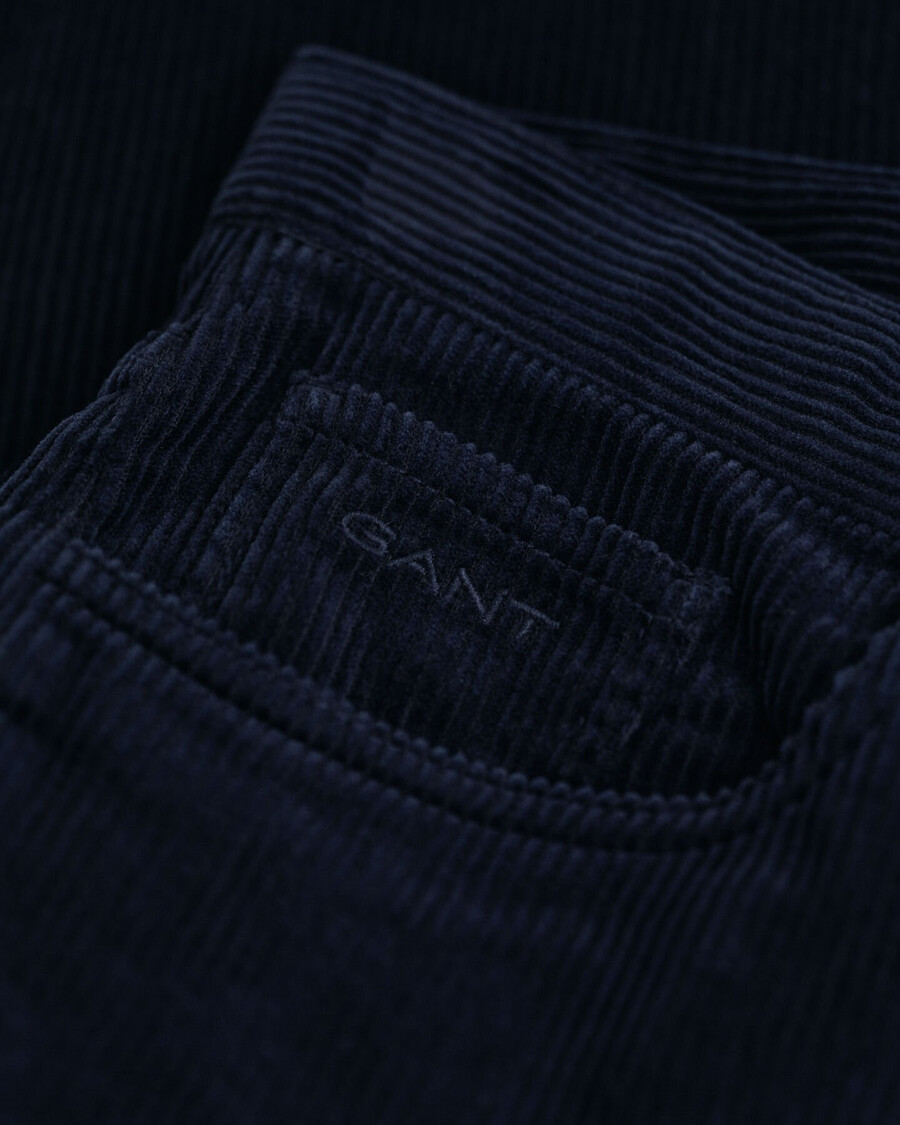 cordhose für teenager-jungen mit 5 taschen – abendblau