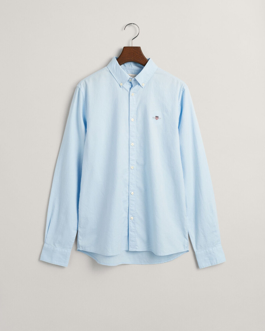 teens shield oxford-hemd – capriblau
