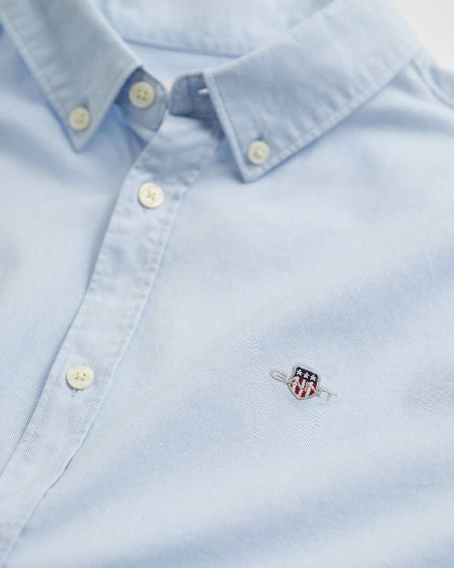 teens shield oxford-hemd – capriblau