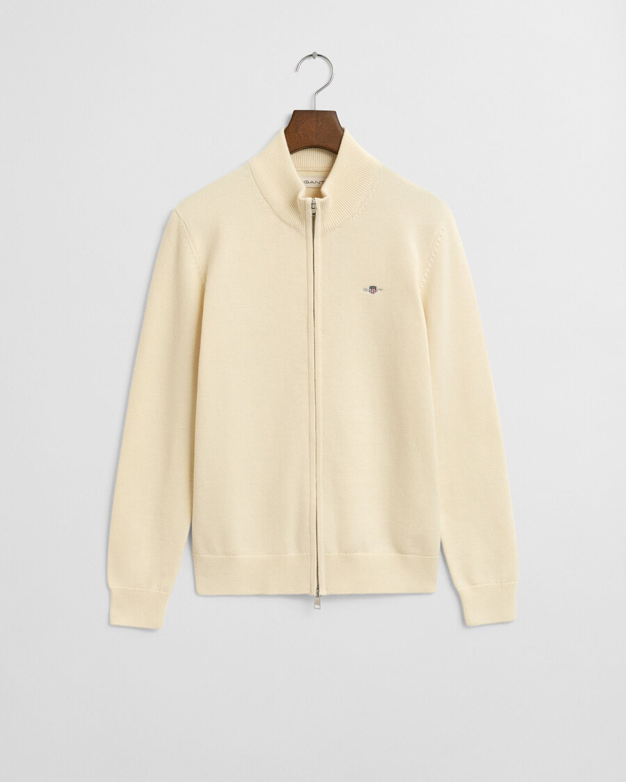 lässige baumwollstrickjacke für teenager – creme