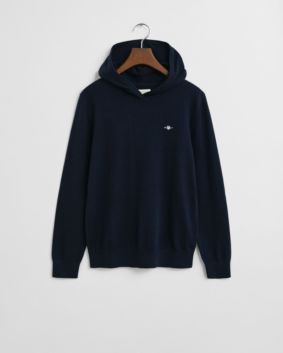 strickhoodie für teenager – abendblau