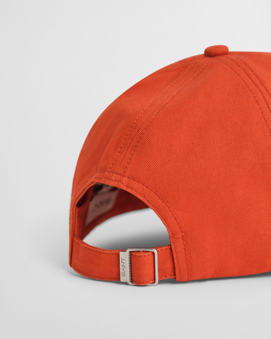 baumwollkappe mit grafikprint für teenager – dunkelorange