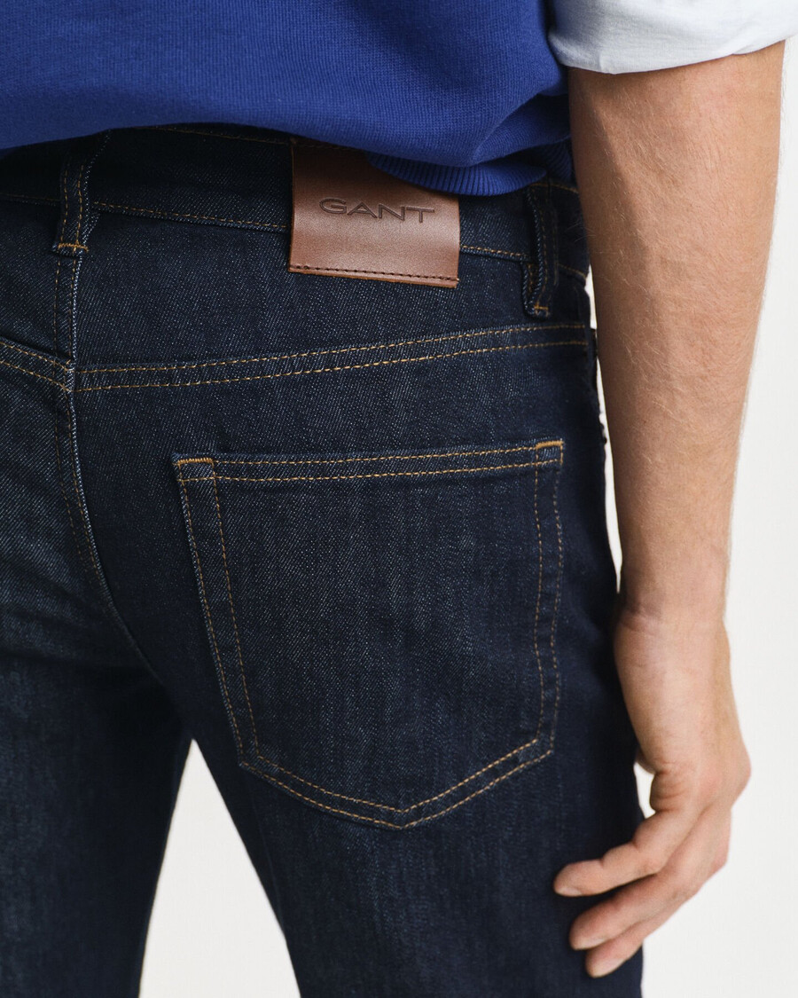slim-fit-jeans – dunkelblau