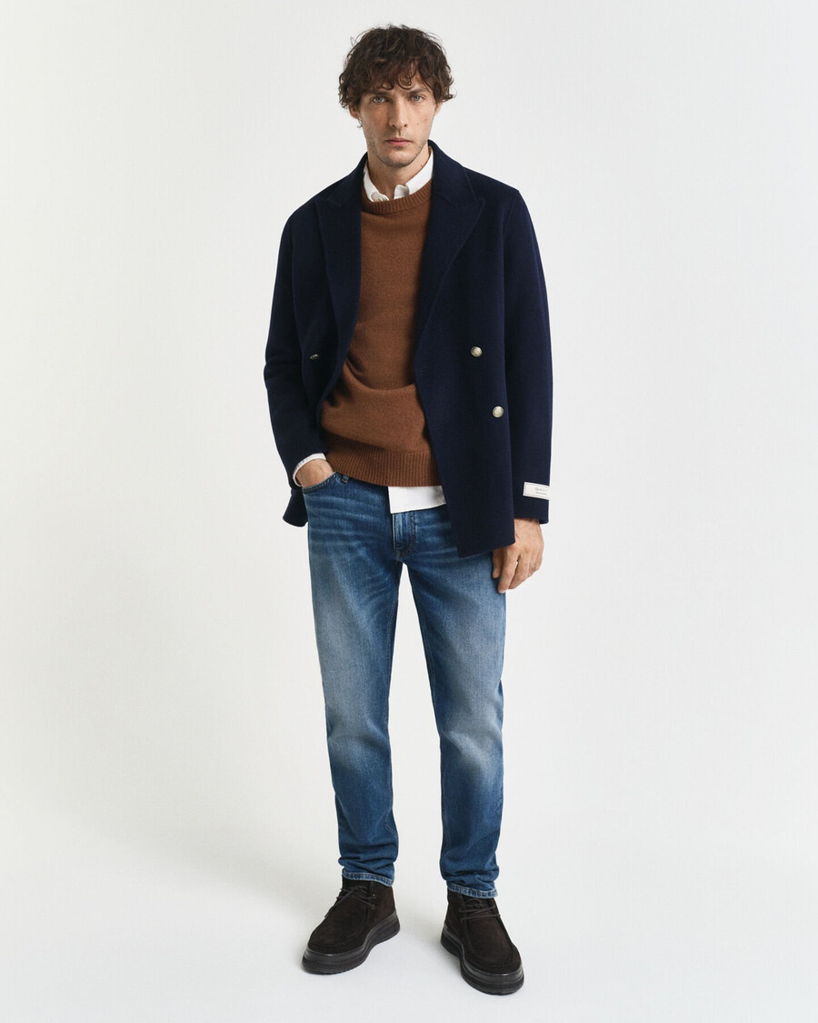 slim-fit-jeans – mittelblau vintage