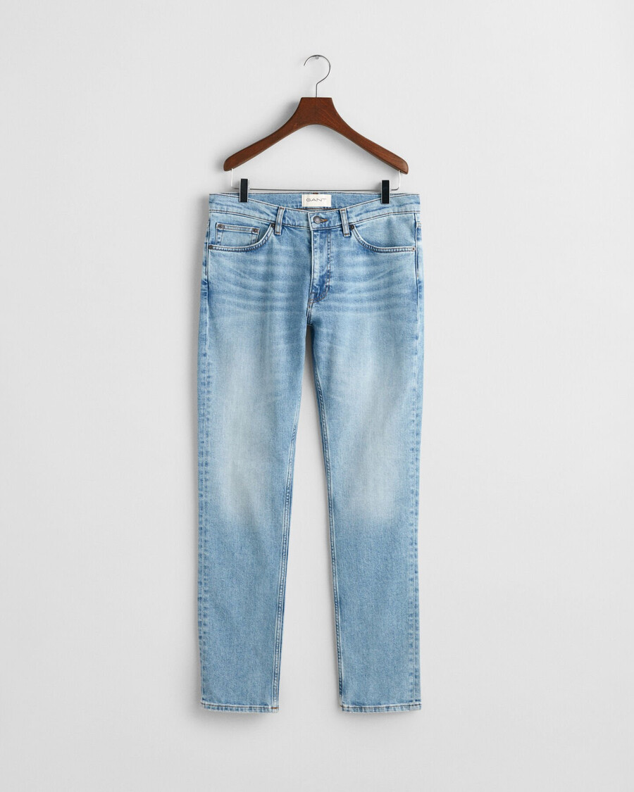 slim-fit-jeans – hellblau vintage