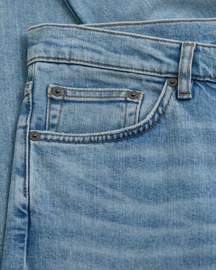 slim-fit-jeans – hellblau vintage