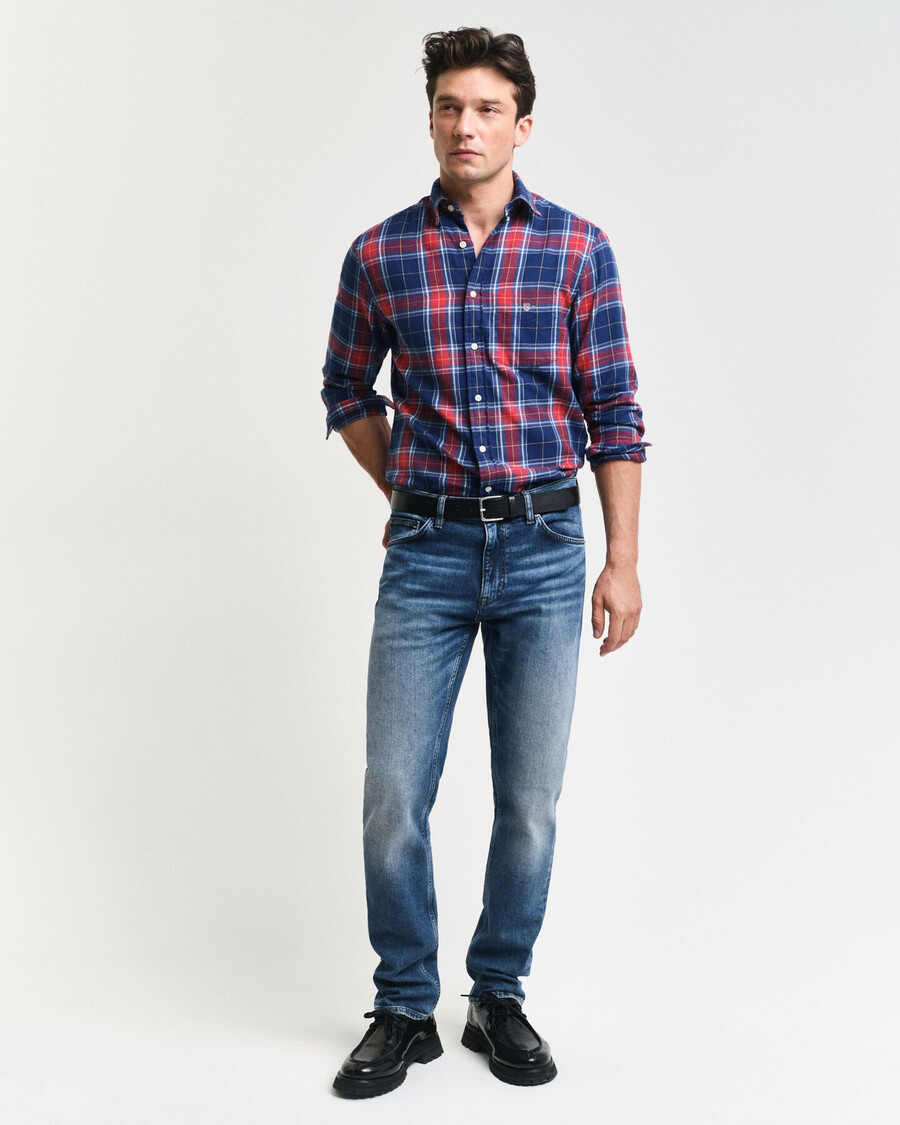 regular fit jeans - mittelblau vintage