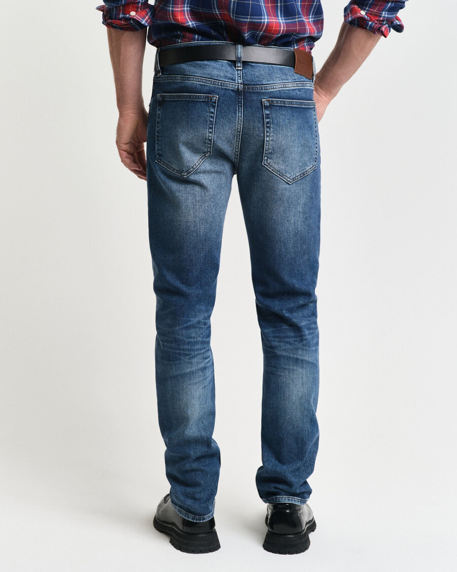 regular fit jeans - mittelblau vintage