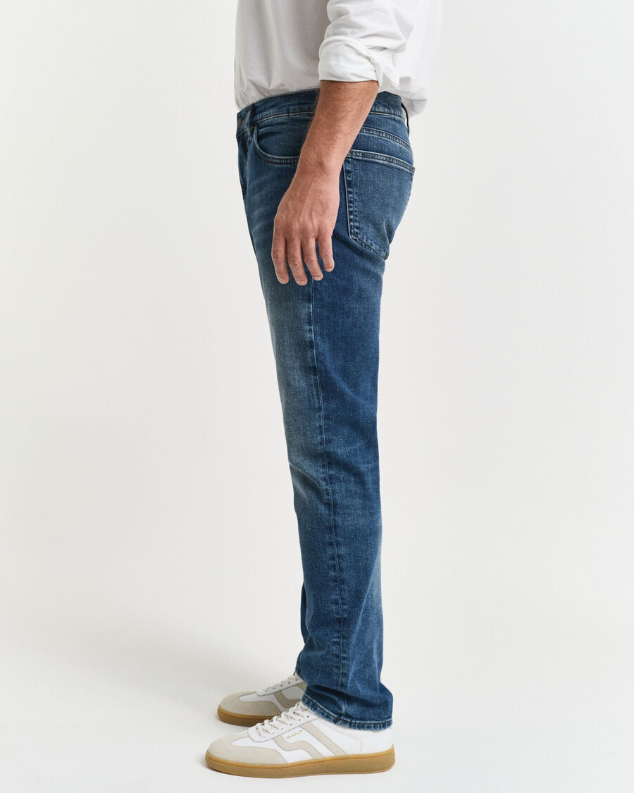 regular fit jeans - mittelblau vintage