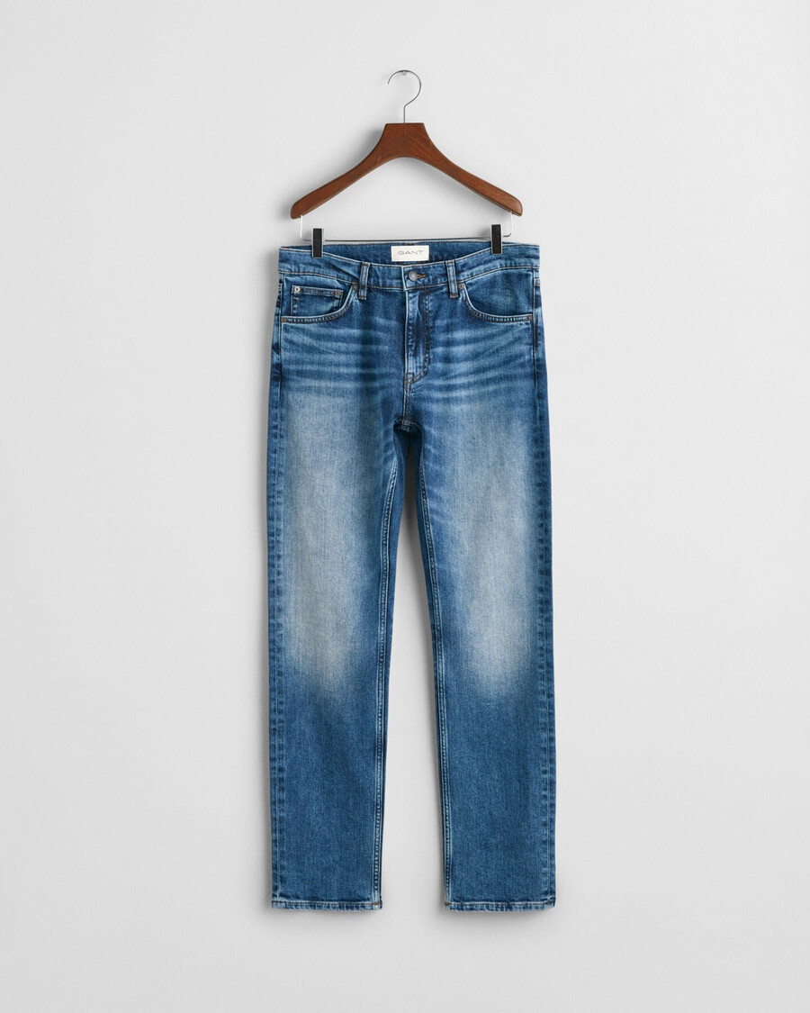 regular fit jeans - mittelblau vintage
