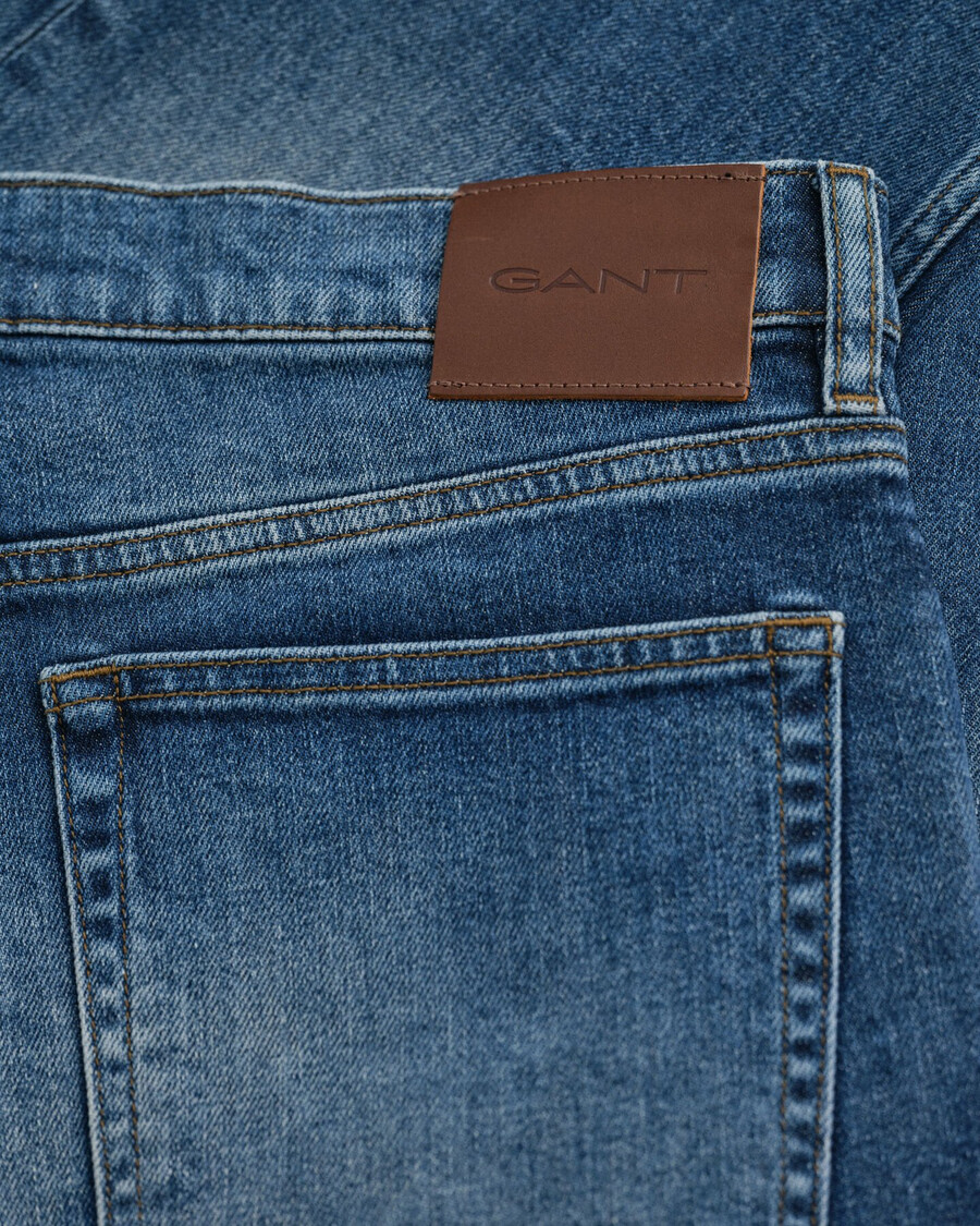 regular fit jeans - mittelblau vintage