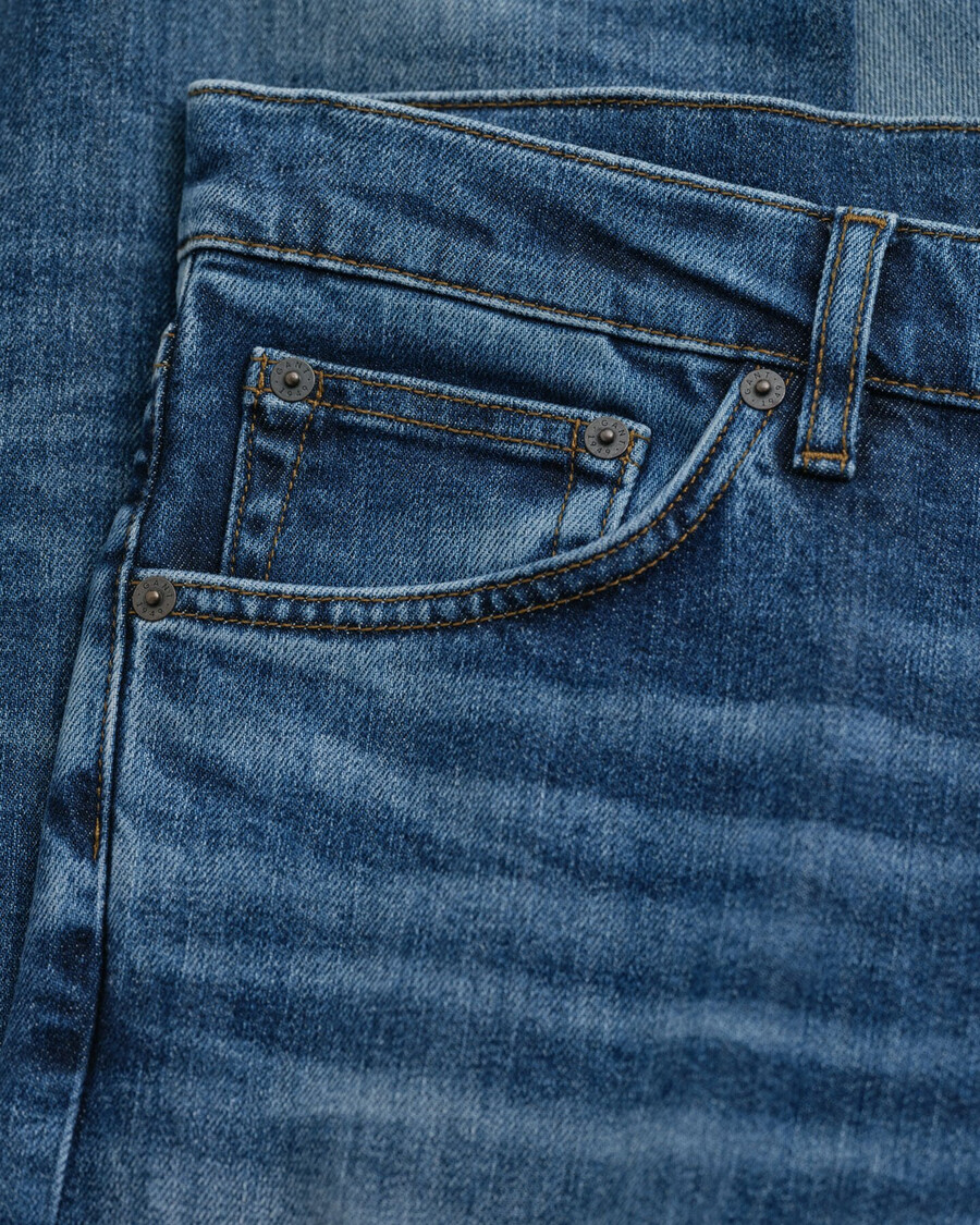 regular fit jeans - mittelblau vintage