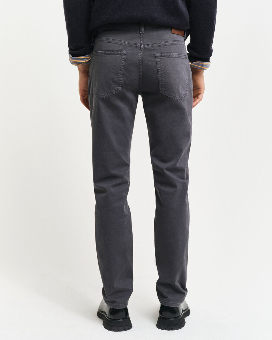 slim fit desert jeans – anthrazit