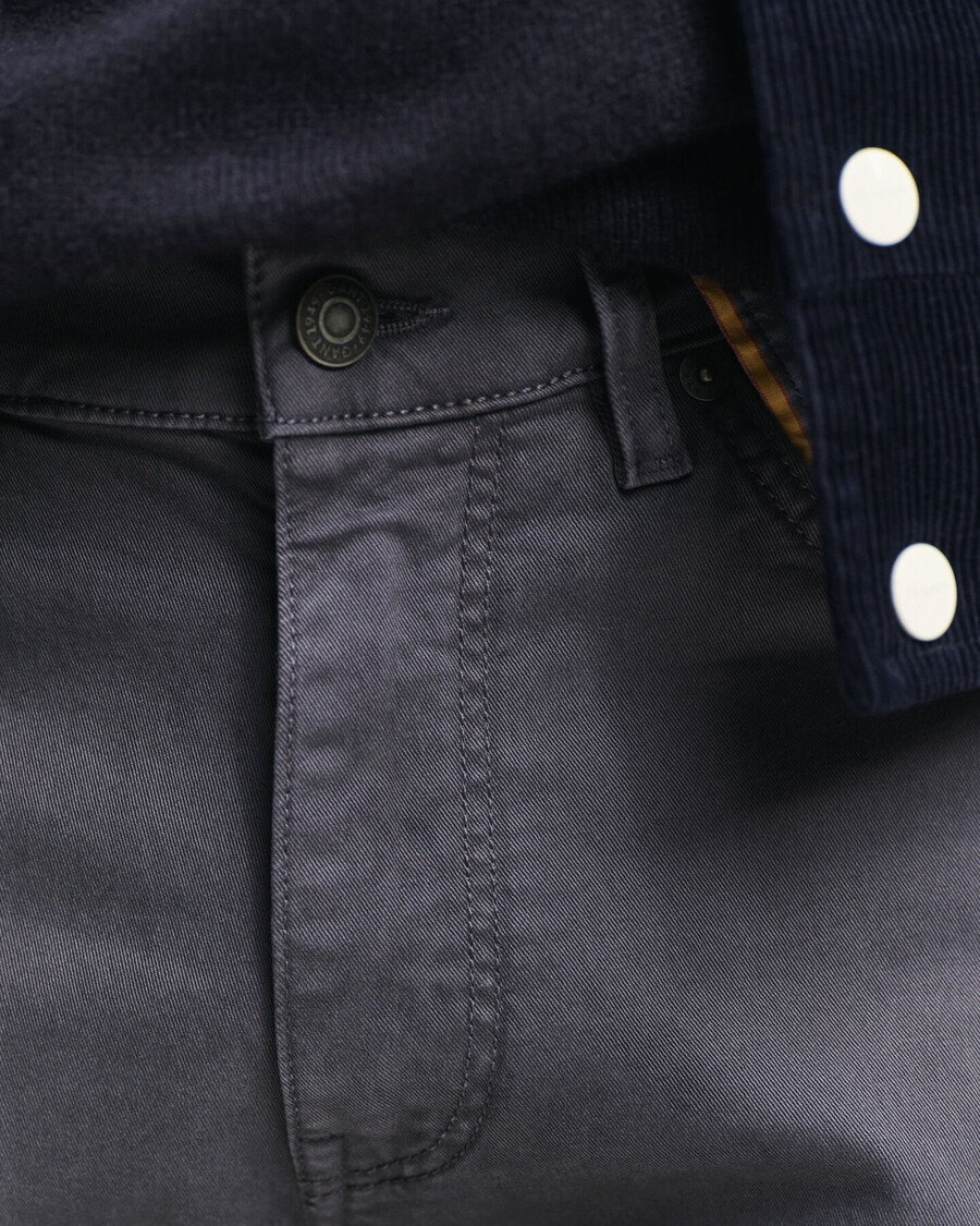 slim fit desert jeans – anthrazit