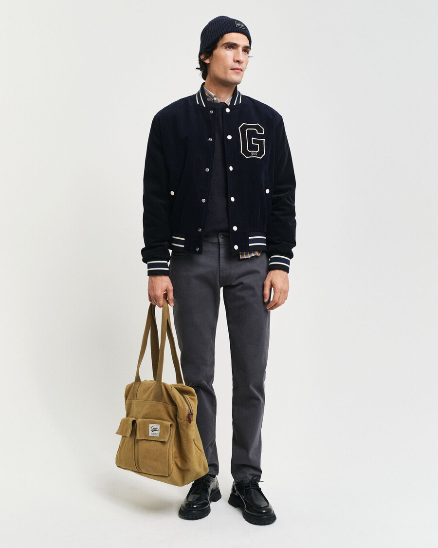 slim fit desert jeans – anthrazit